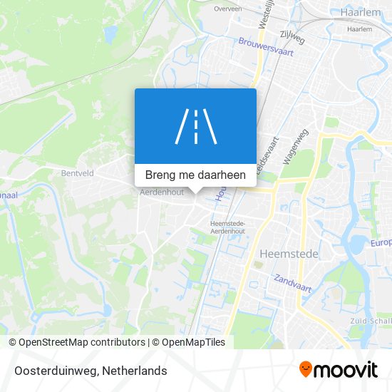 Oosterduinweg kaart