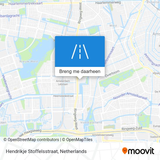 Hendrikje Stoffelsstraat kaart