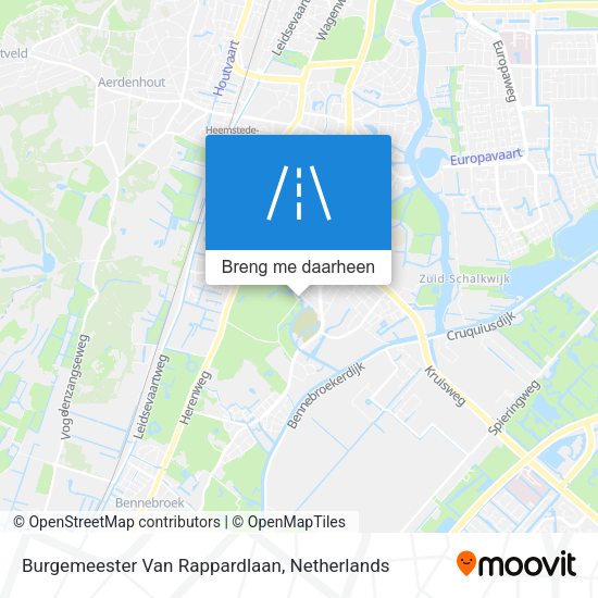 Burgemeester Van Rappardlaan kaart