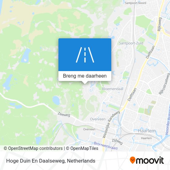 Hoge Duin En Daalseweg kaart