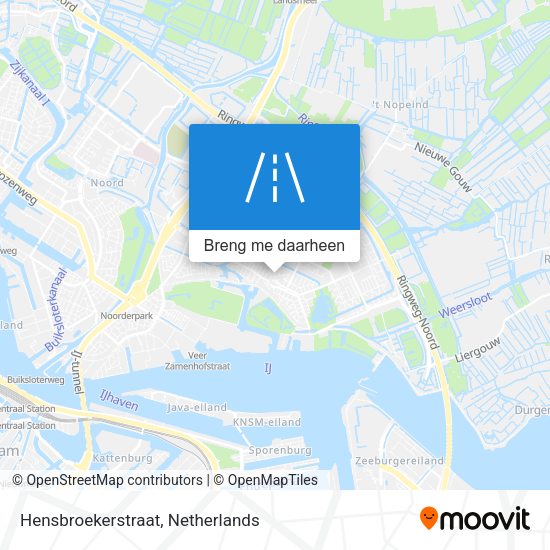 Hensbroekerstraat kaart