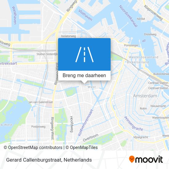 Gerard Callenburgstraat kaart