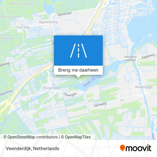 Veenderdijk kaart