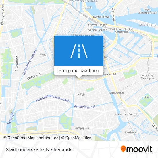 Stadhouderskade kaart