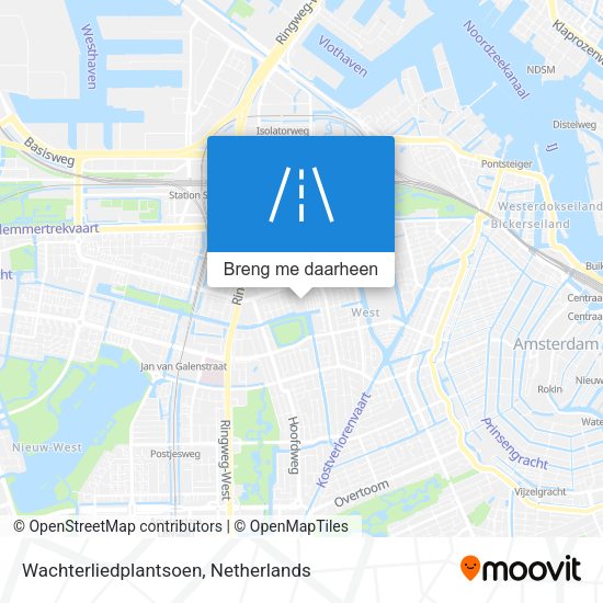 Wachterliedplantsoen kaart