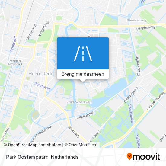 Park Oosterspaarn kaart