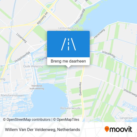 Willem Van Der Veldenweg kaart