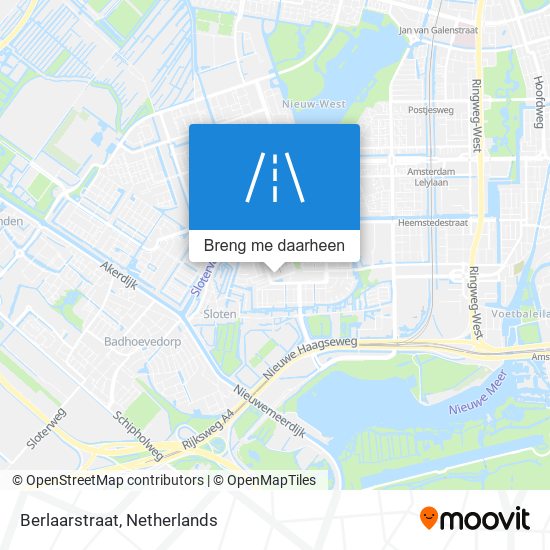 Berlaarstraat kaart