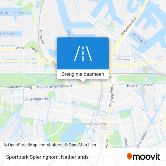 Sportpark Spieringhorn kaart