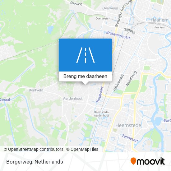 Borgerweg kaart