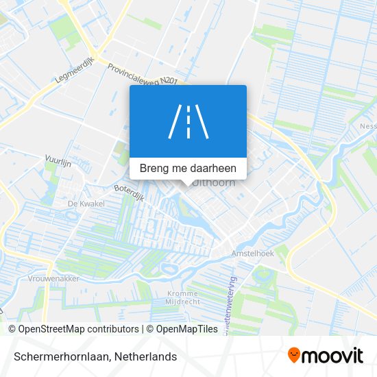 Schermerhornlaan kaart