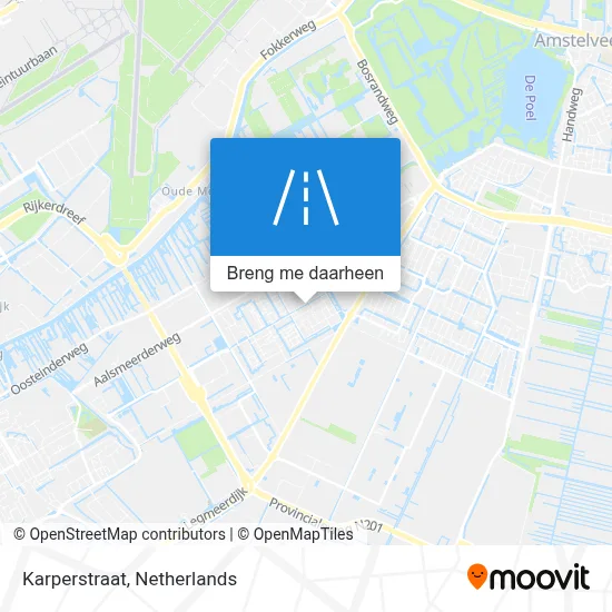 Karperstraat kaart