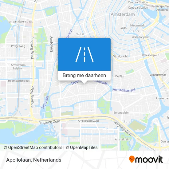 Apollolaan kaart