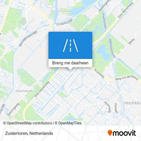 Zuidertoren kaart