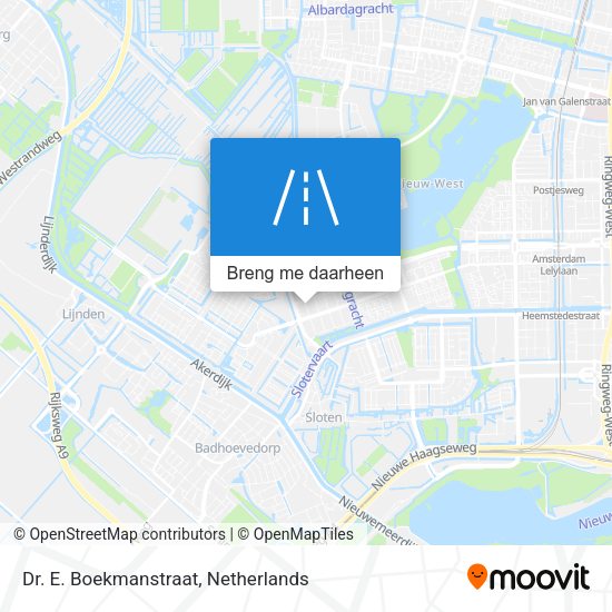 Dr. E. Boekmanstraat kaart