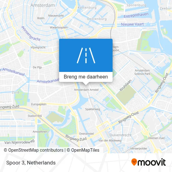 Spoor 3 kaart
