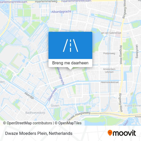 Dwaze Moeders Plein kaart