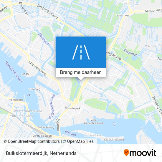 Buikslotermeerdijk kaart