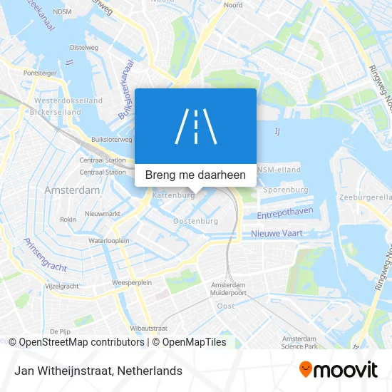 Jan Witheijnstraat kaart