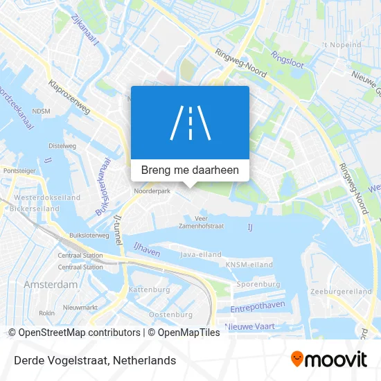 Derde Vogelstraat kaart