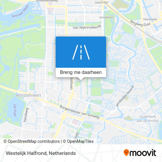 Westelijk Halfrond kaart