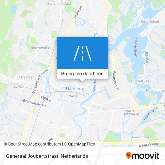 Generaal Joubertstraat kaart