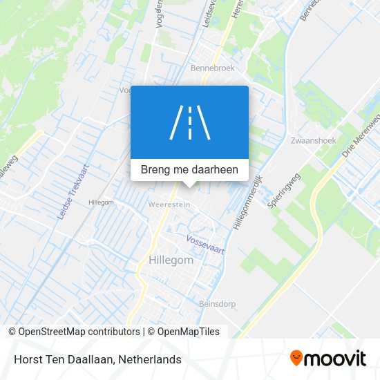 Horst Ten Daallaan kaart