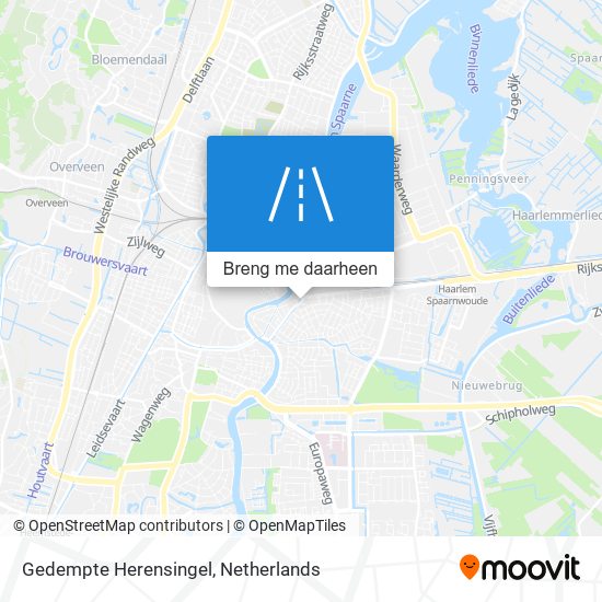 Gedempte Herensingel kaart