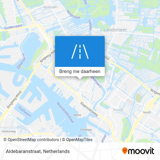 Aldebaranstraat kaart