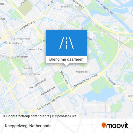 Kneppelweg kaart