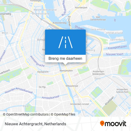 Nieuwe Achtergracht kaart