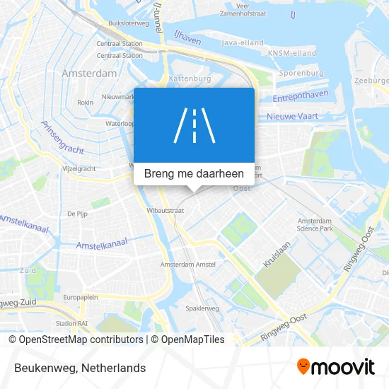 Beukenweg kaart