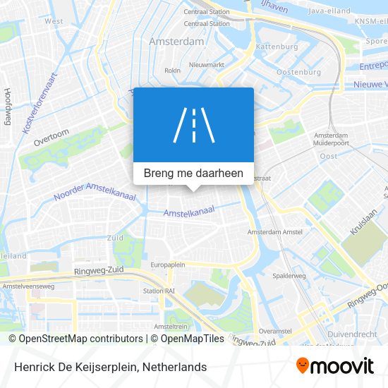 Henrick De Keijserplein kaart