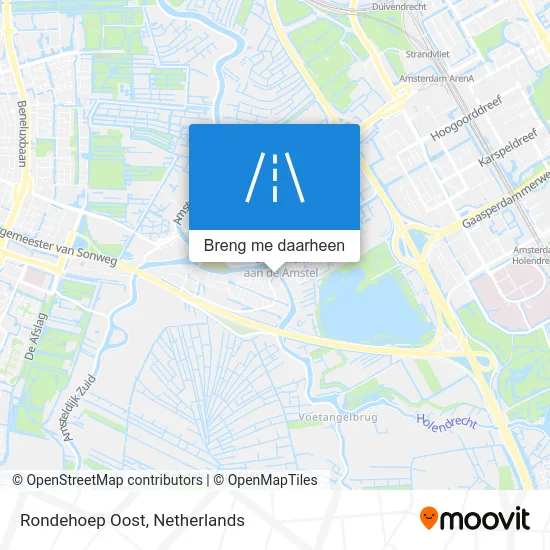 Rondehoep Oost kaart