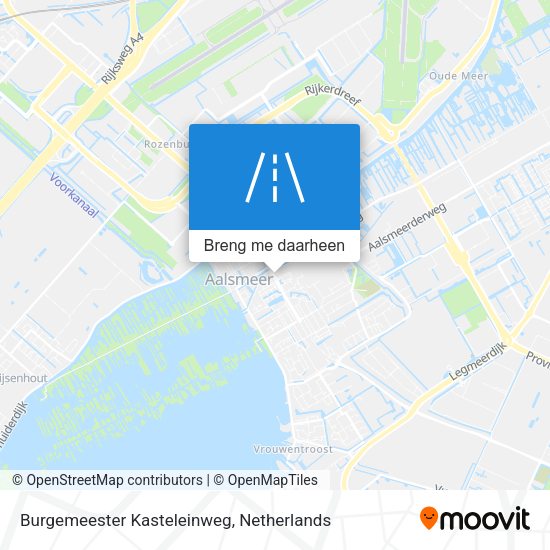 Burgemeester Kasteleinweg kaart