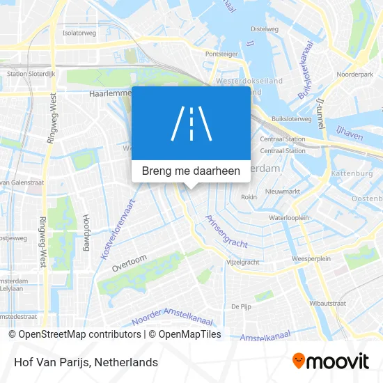 Hof Van Parijs kaart