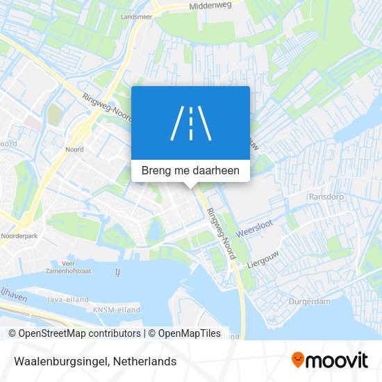 Waalenburgsingel kaart