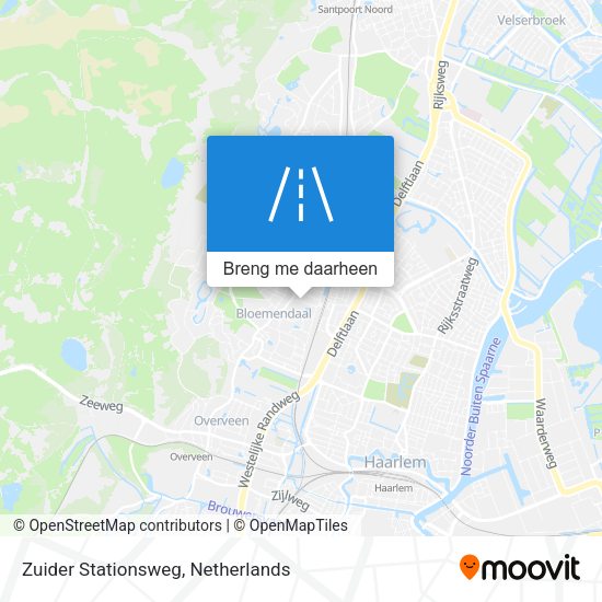 Zuider Stationsweg kaart