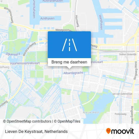 Lieven De Keystraat kaart