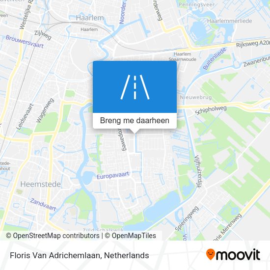 Floris Van Adrichemlaan kaart