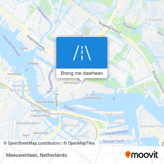 Meeuwenlaan kaart
