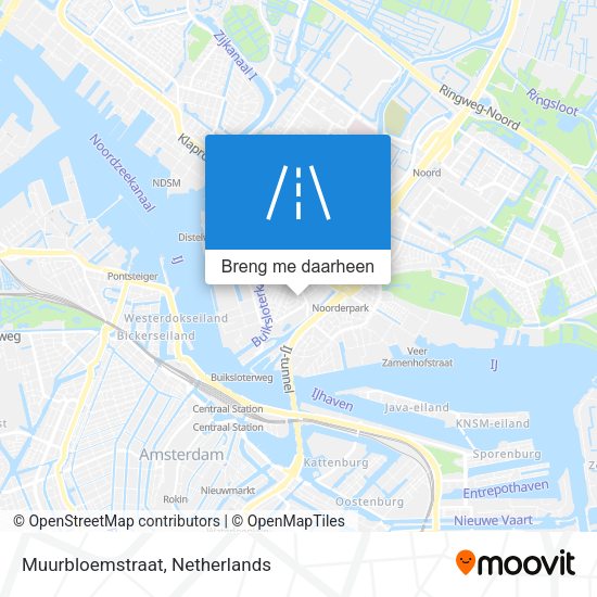 Muurbloemstraat kaart