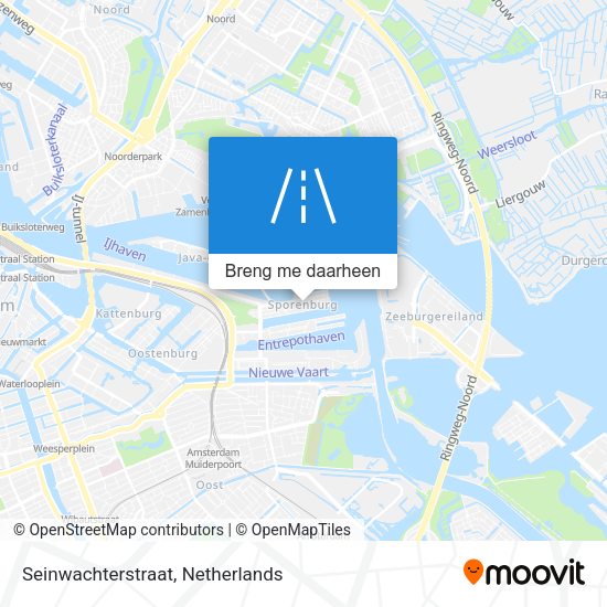 Seinwachterstraat kaart