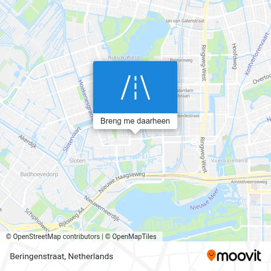 Beringenstraat kaart