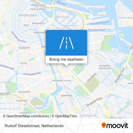 Rudolf Dieselstraat kaart