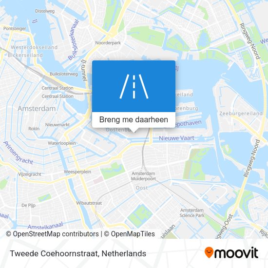 Tweede Coehoornstraat kaart