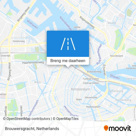 Brouwersgracht kaart