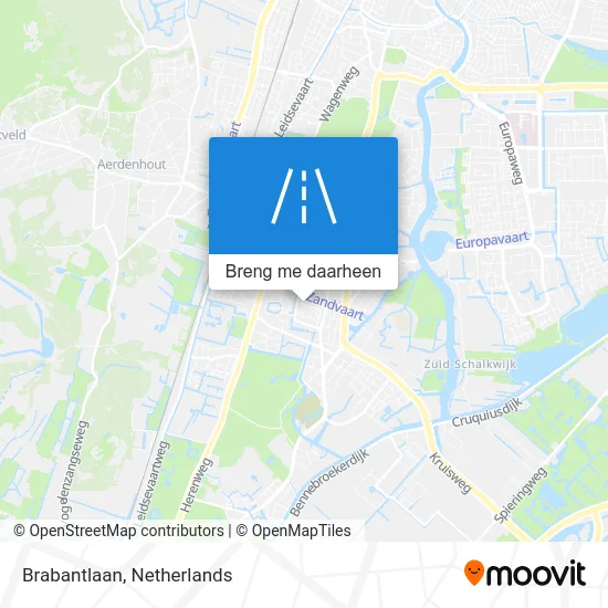 Brabantlaan kaart