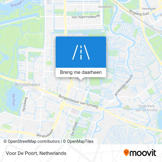 Voor De Poort kaart