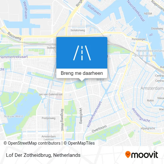 Lof Der Zotheidbrug kaart